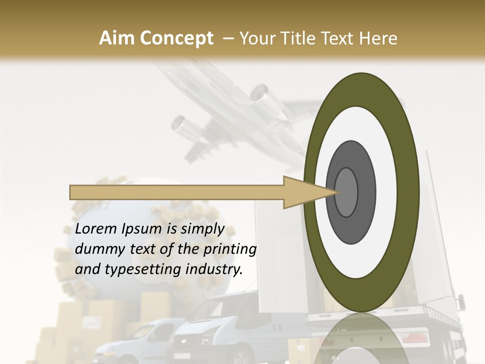 Worldwide Box Transport PowerPoint Template