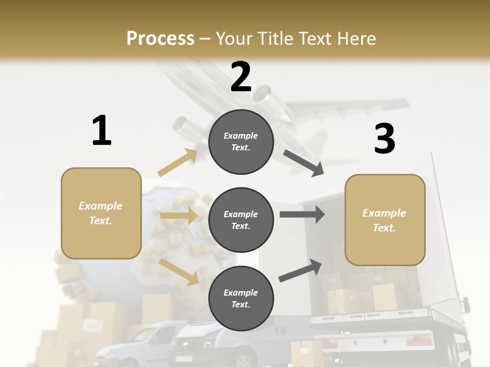 Worldwide Box Transport PowerPoint Template