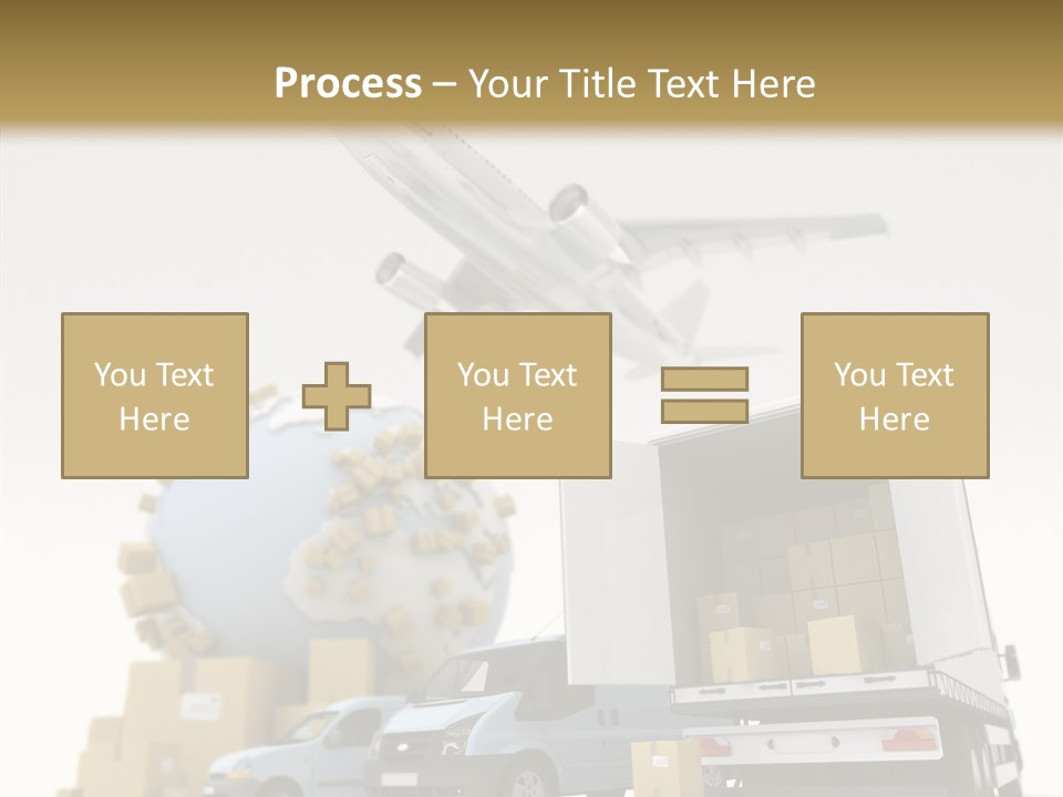 Worldwide Box Transport PowerPoint Template