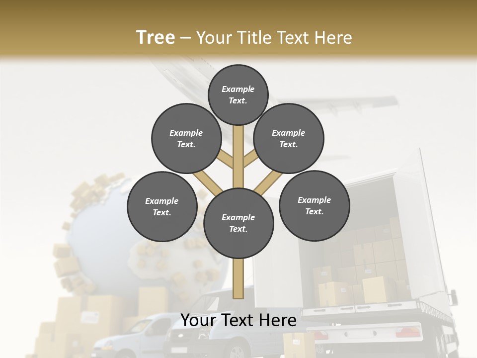 Worldwide Box Transport PowerPoint Template