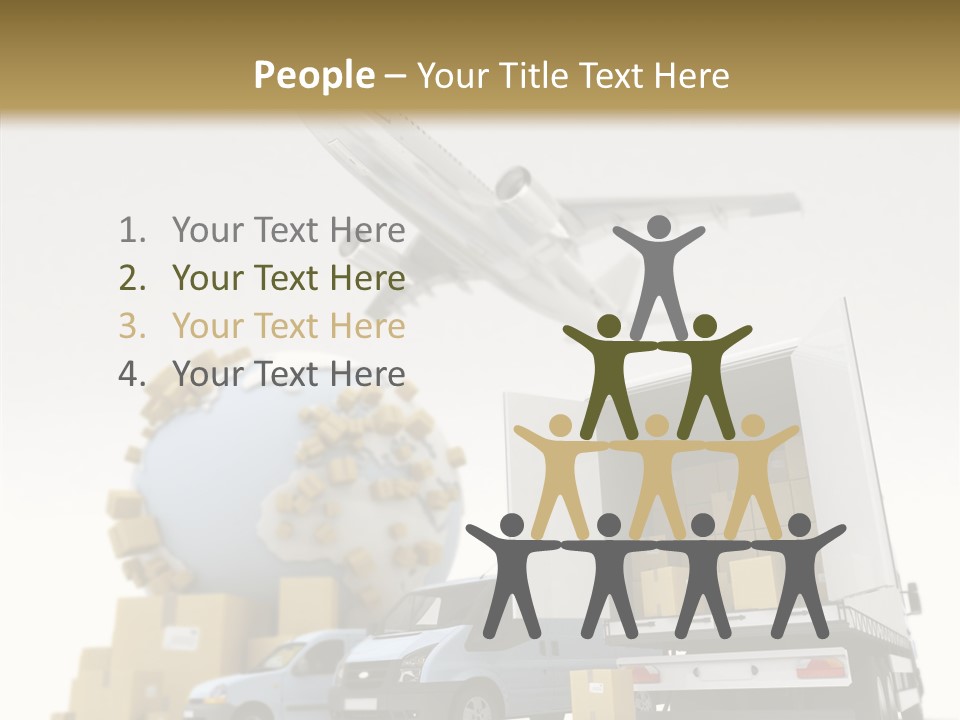 Worldwide Box Transport PowerPoint Template