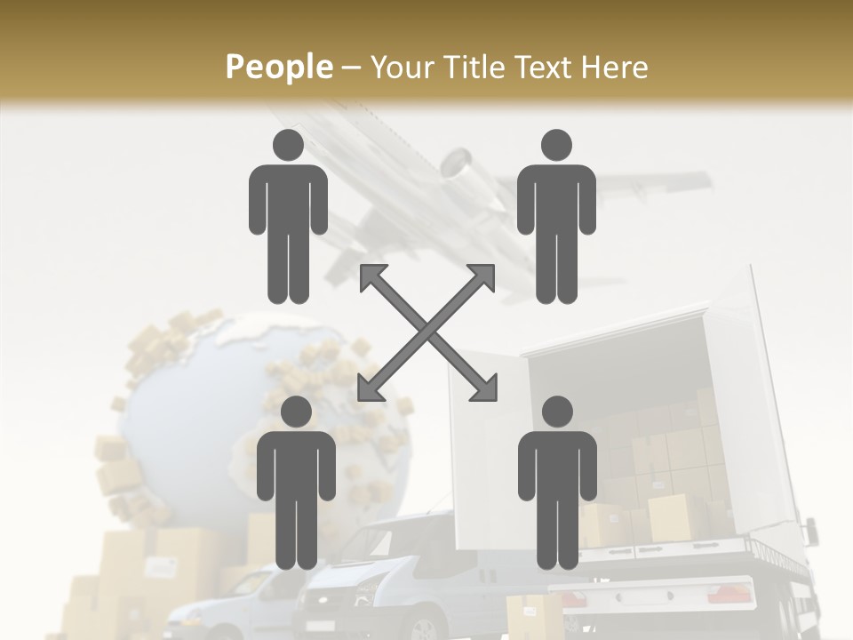 Worldwide Box Transport PowerPoint Template