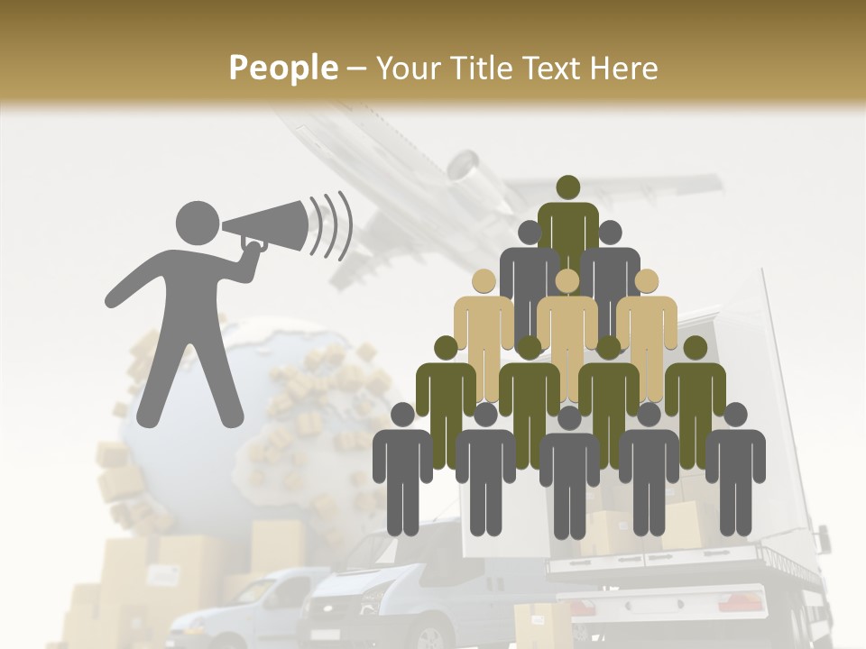 Worldwide Box Transport PowerPoint Template