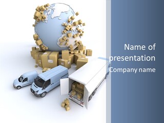 Business Transport Loading PowerPoint Template