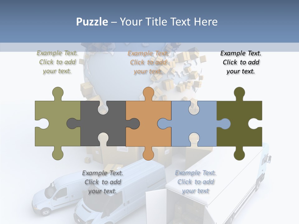 Business Transport Loading PowerPoint Template