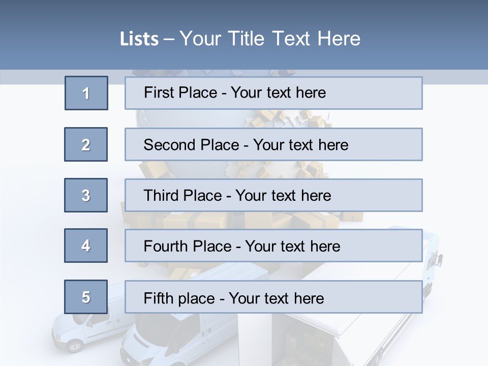 Business Transport Loading PowerPoint Template