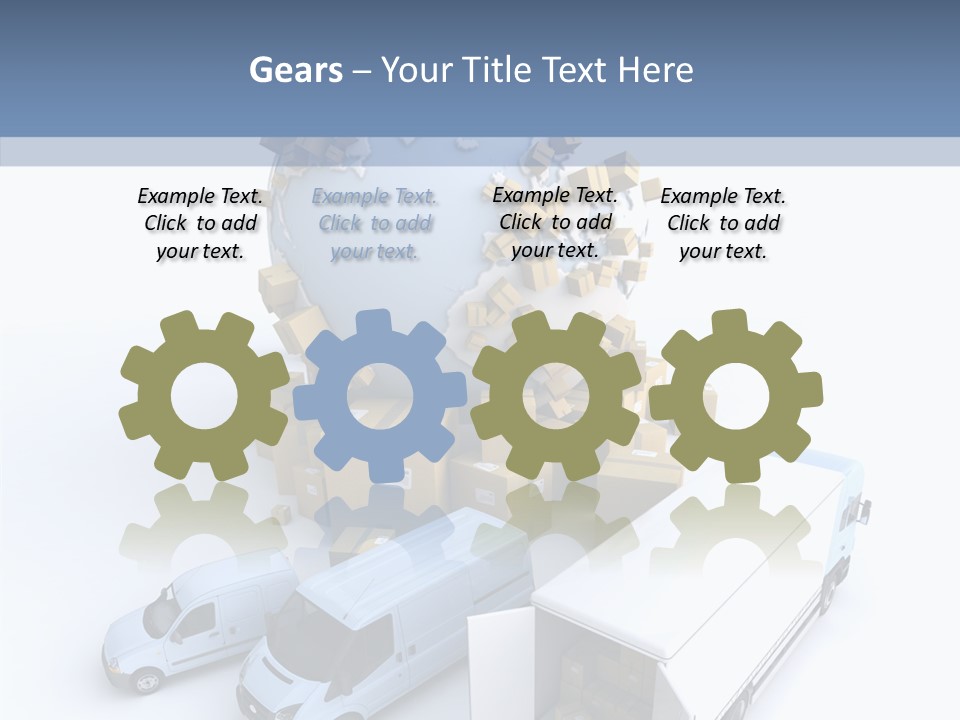 Business Transport Loading PowerPoint Template