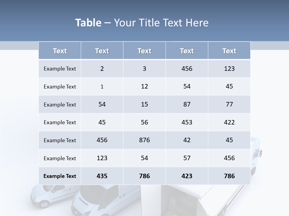Business Transport Loading PowerPoint Template
