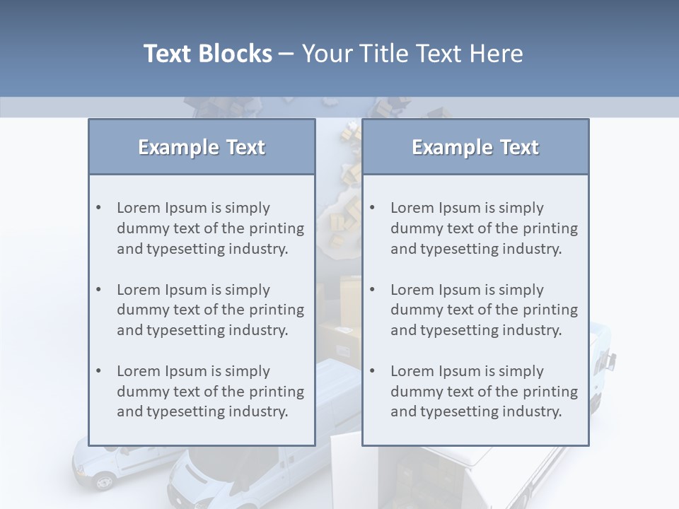 Business Transport Loading PowerPoint Template