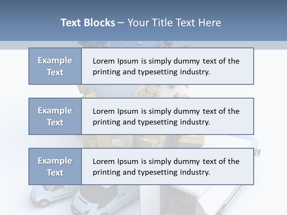 Business Transport Loading PowerPoint Template