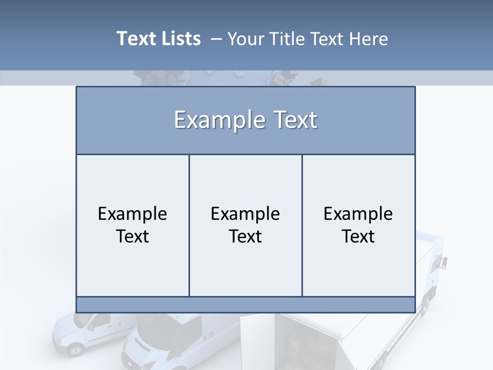 Business Transport Loading PowerPoint Template