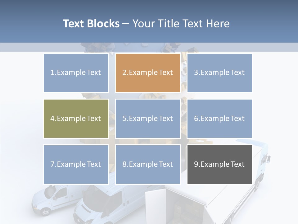 Business Transport Loading PowerPoint Template