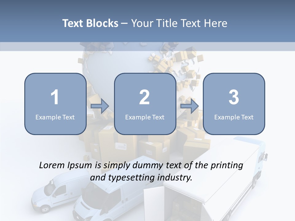Business Transport Loading PowerPoint Template