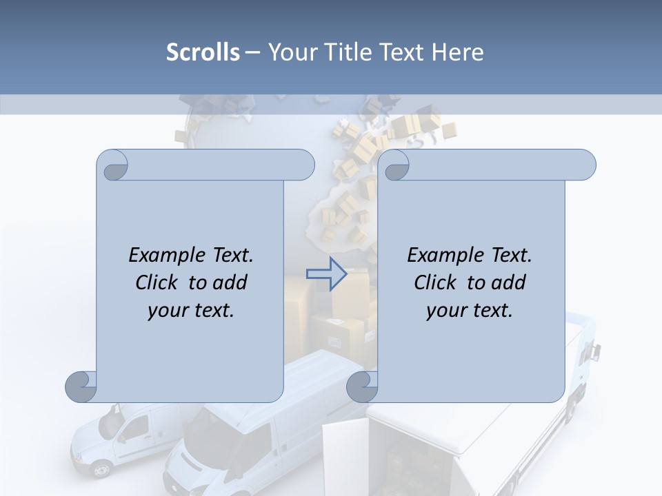 Business Transport Loading PowerPoint Template