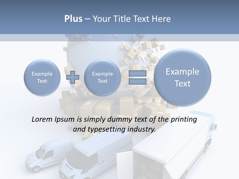 Business Transport Loading PowerPoint Template