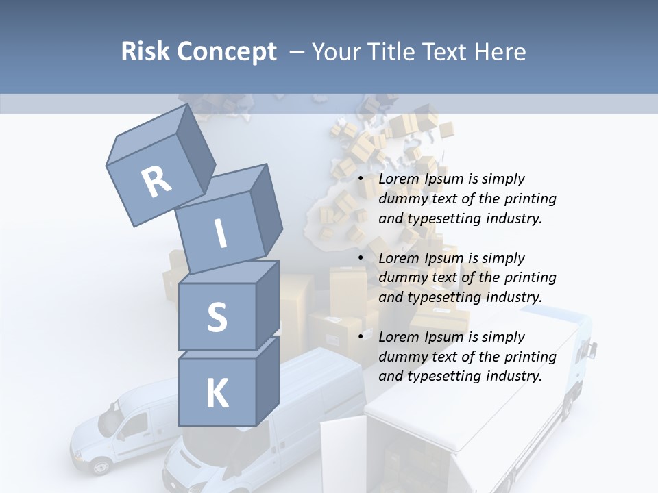 Business Transport Loading PowerPoint Template