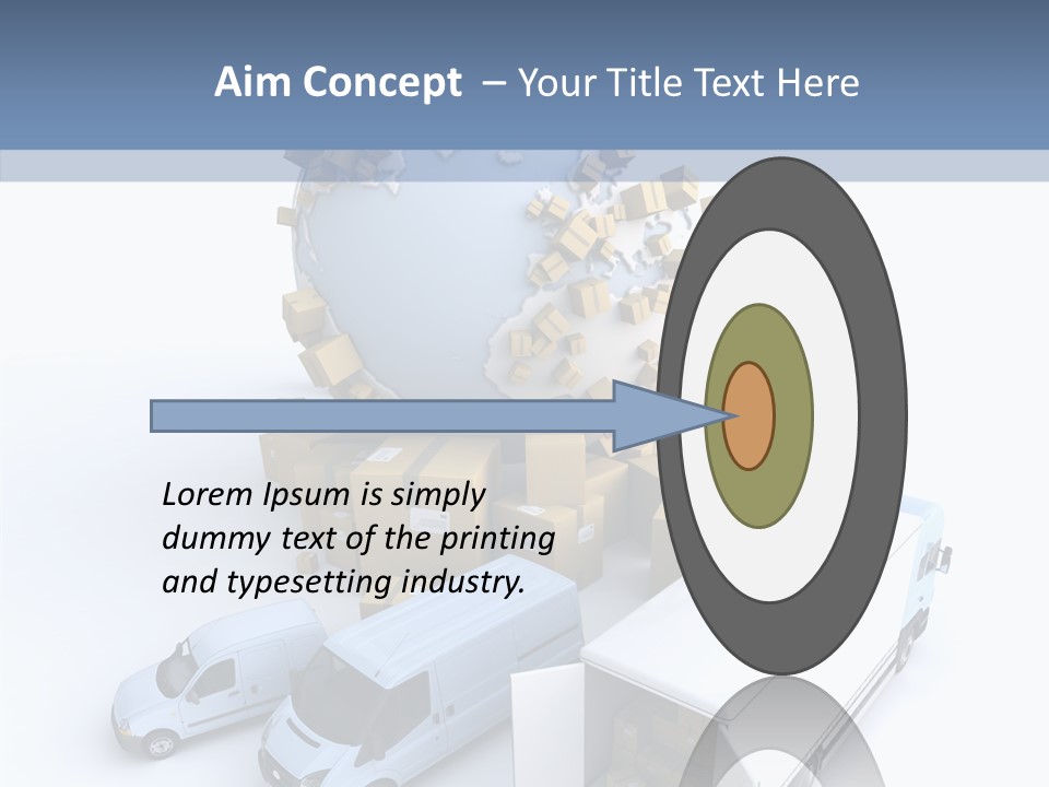 Business Transport Loading PowerPoint Template
