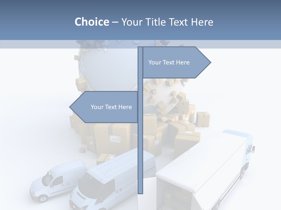 Business Transport Loading PowerPoint Template