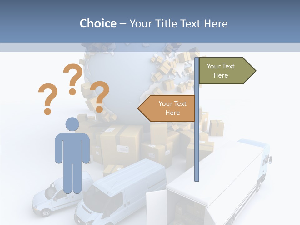 Business Transport Loading PowerPoint Template