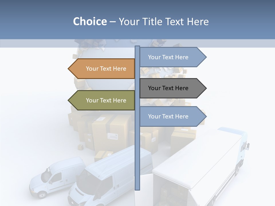 Business Transport Loading PowerPoint Template