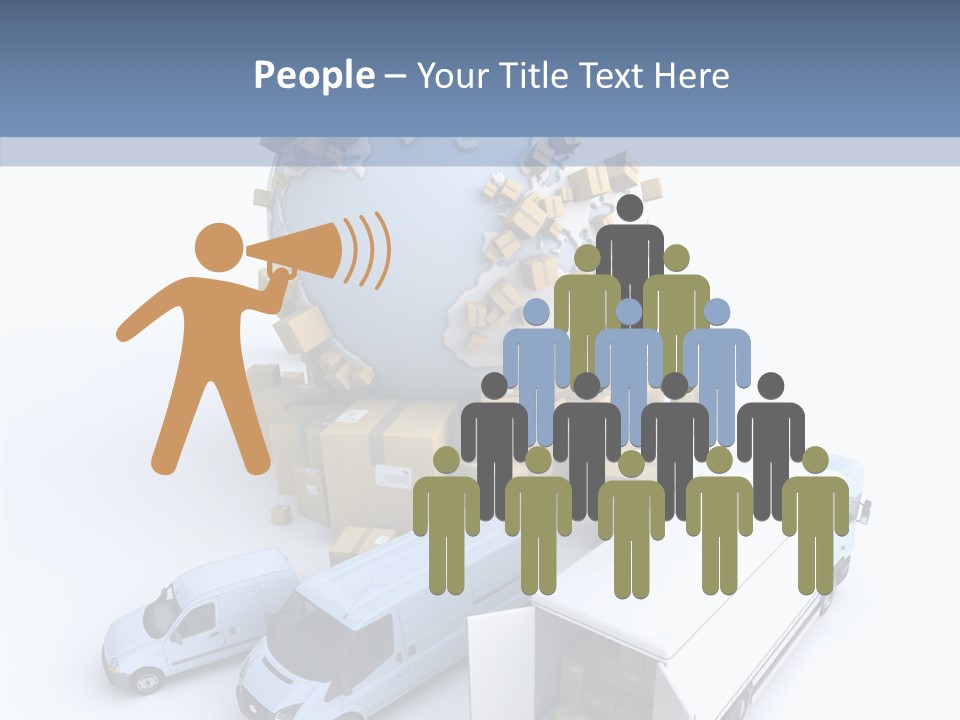 Business Transport Loading PowerPoint Template