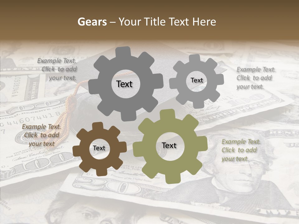 Graduate Pay University PowerPoint Template