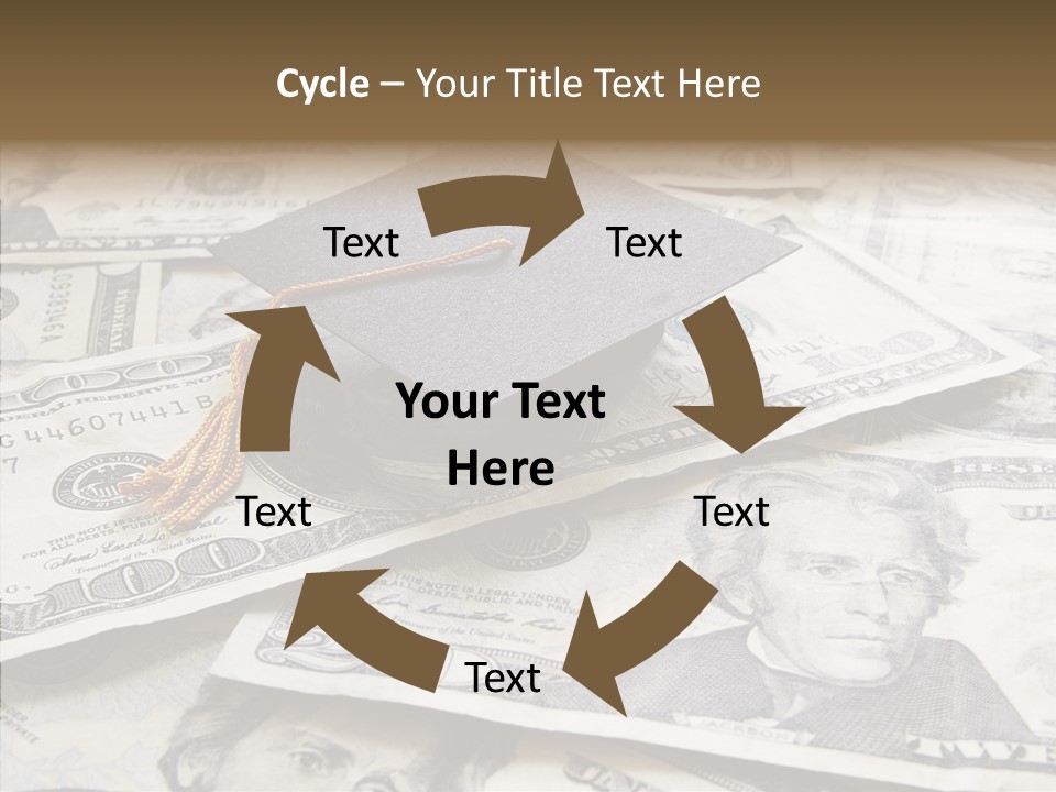 Graduate Pay University PowerPoint Template