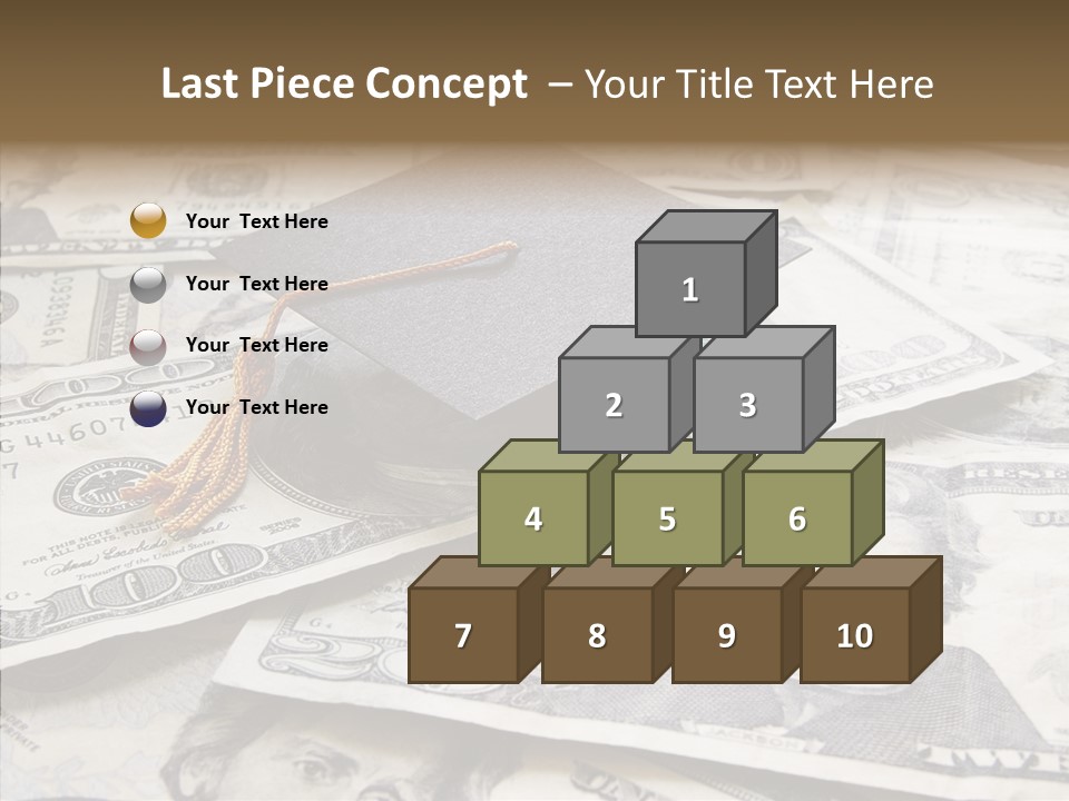 Graduate Pay University PowerPoint Template