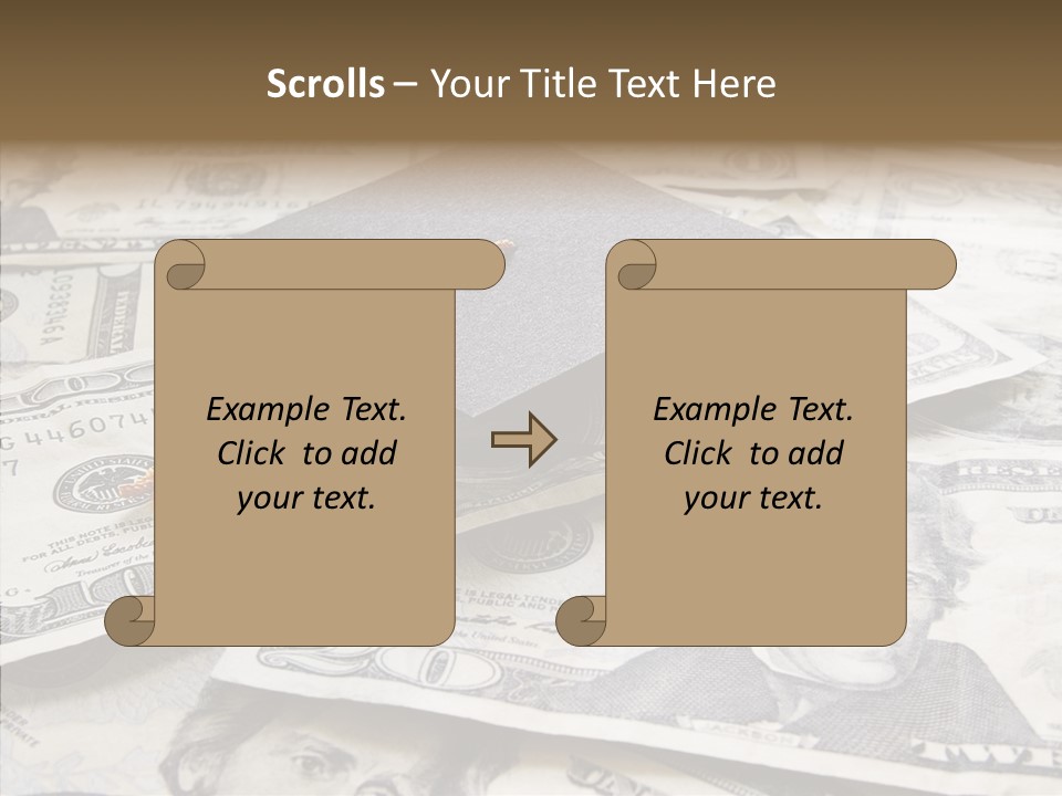 Graduate Pay University PowerPoint Template
