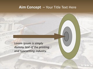 Graduate Pay University PowerPoint Template