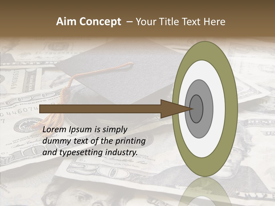 Graduate Pay University PowerPoint Template