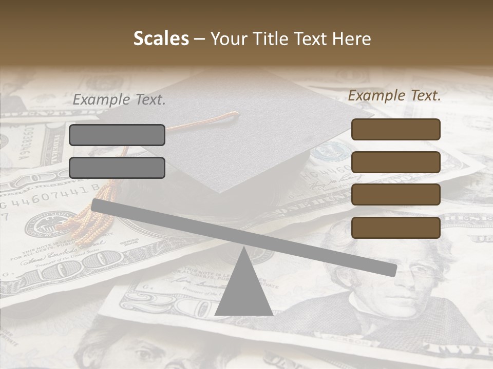 Graduate Pay University PowerPoint Template