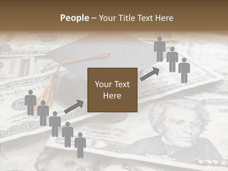 Graduate Pay University PowerPoint Template