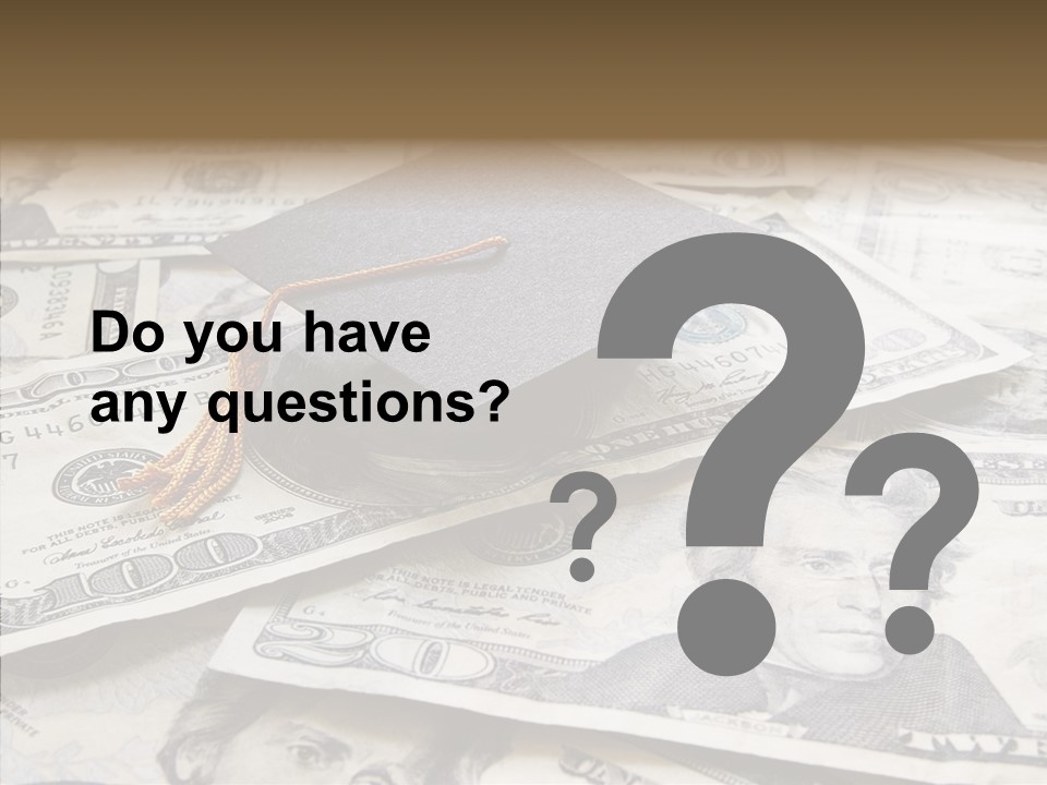 Graduate Pay University PowerPoint Template