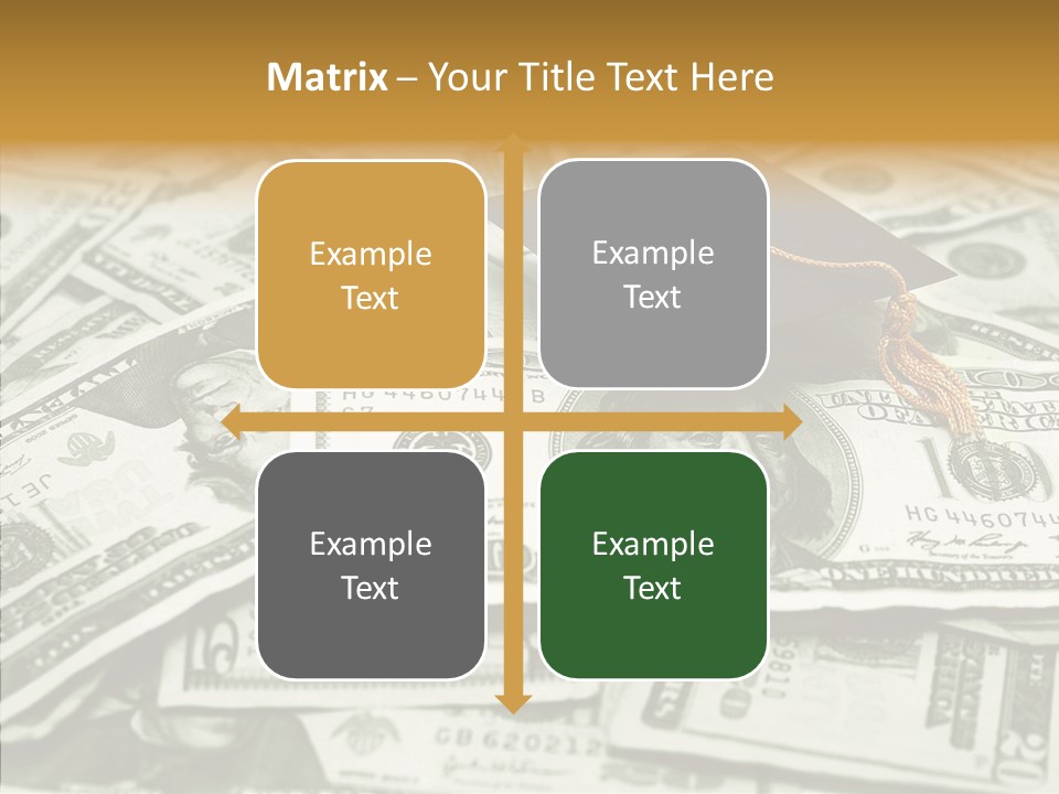 Money University Graduate PowerPoint Template
