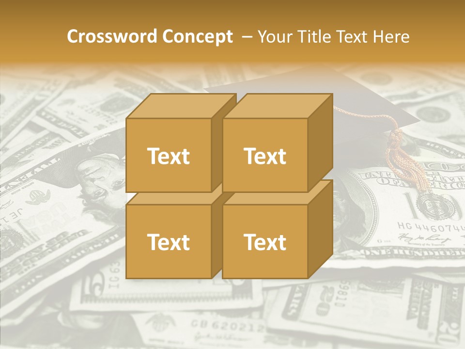Money University Graduate PowerPoint Template