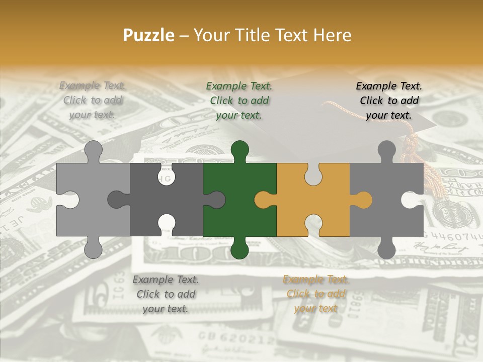 Money University Graduate PowerPoint Template