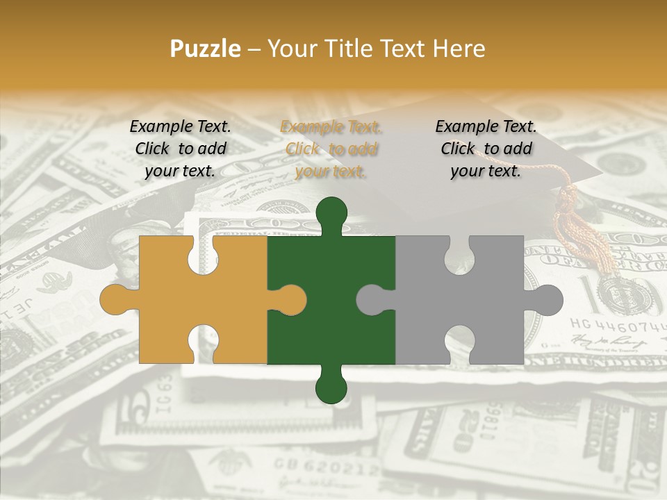 Money University Graduate PowerPoint Template