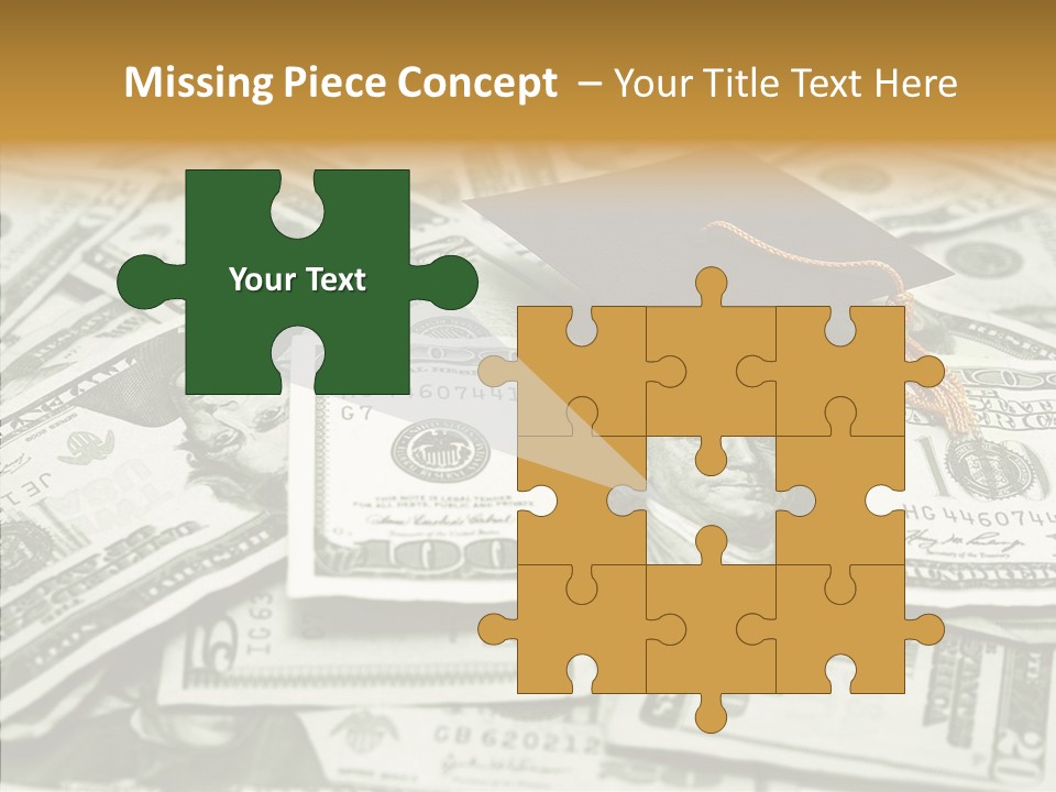 Money University Graduate PowerPoint Template