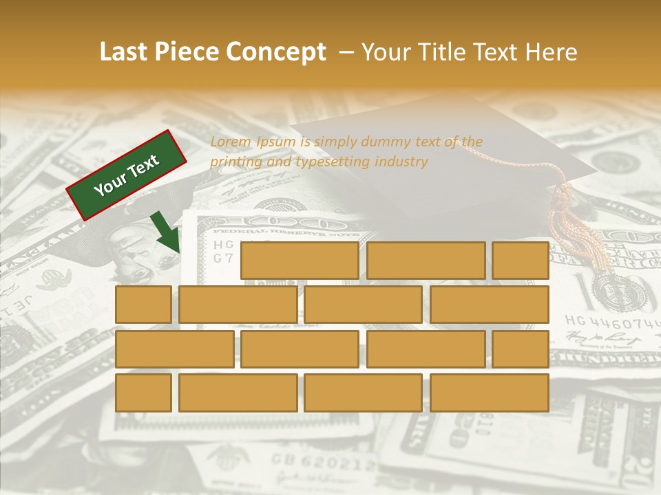 Money University Graduate PowerPoint Template