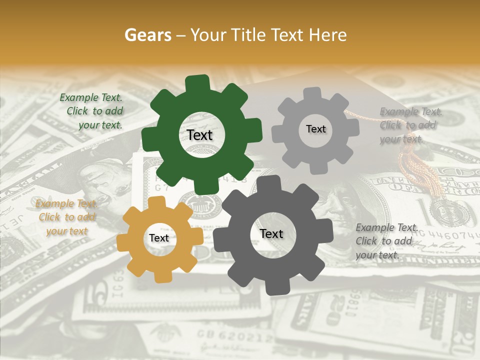 Money University Graduate PowerPoint Template