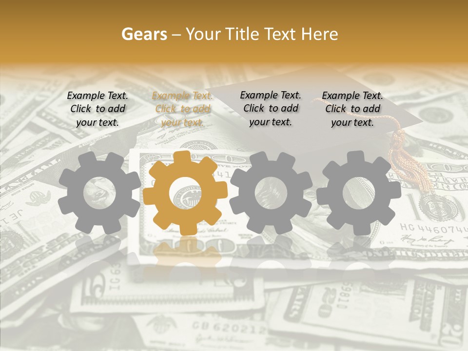 Money University Graduate PowerPoint Template