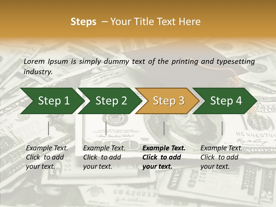 Money University Graduate PowerPoint Template