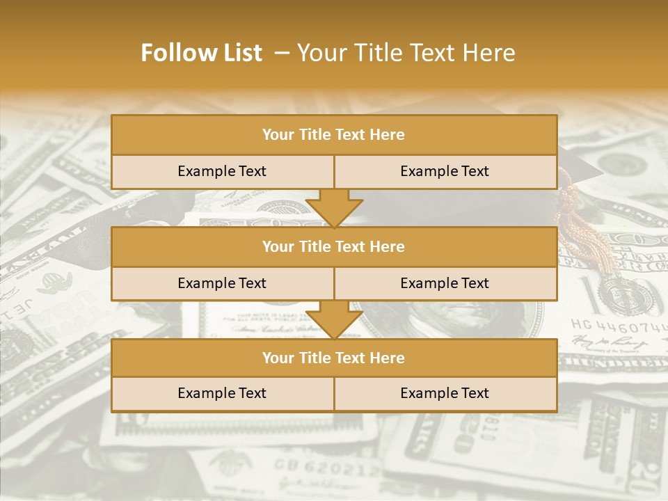 Money University Graduate PowerPoint Template