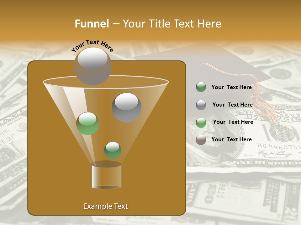 Money University Graduate PowerPoint Template