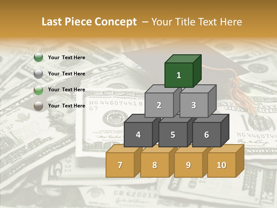 Money University Graduate PowerPoint Template