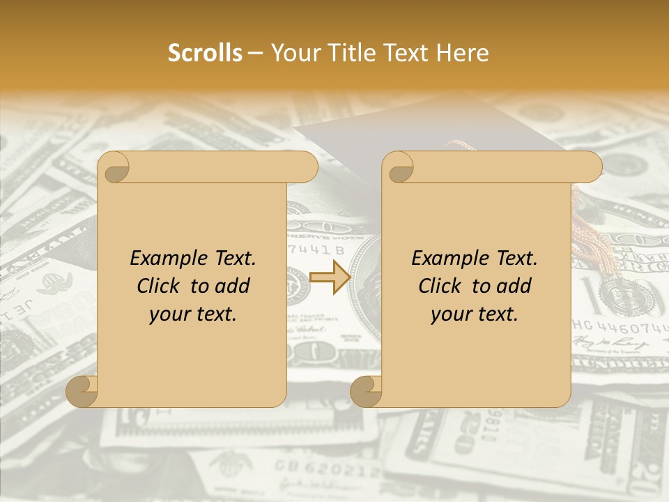 Money University Graduate PowerPoint Template
