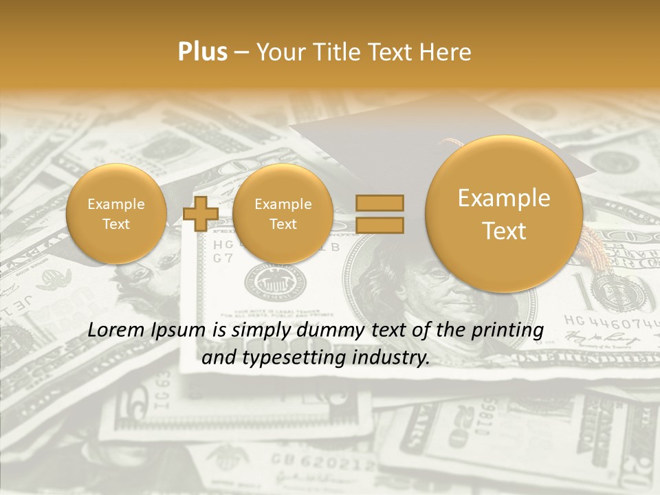 Money University Graduate PowerPoint Template
