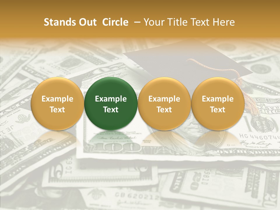 Money University Graduate PowerPoint Template