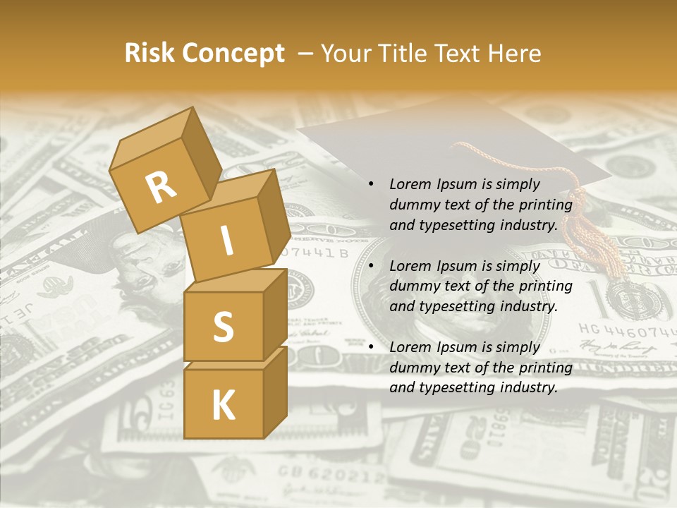 Money University Graduate PowerPoint Template